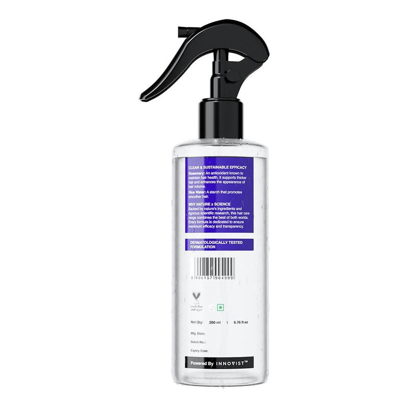 Rosemary & Rice Water Hair Spray- 200ml pack of 3 Natural Soft Hair Nourishing Hair